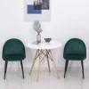 Set Van 2 Eetkamerstoelen, Keukenstoelen, Accentstoelen, 52 Cm X 54 Cm X 79 Cm, Groen 7