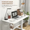 Sta-bureau, In Hoogte Verstelbaar, 120x60x72-116cm, Wit 7