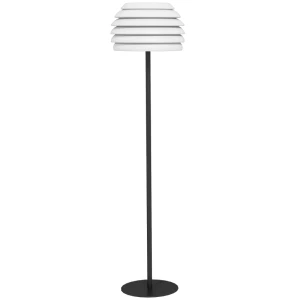 Staande Lamp Leeslamp, LED-licht, 39 X 39 X 153 Cm, Zwart + Wit 1