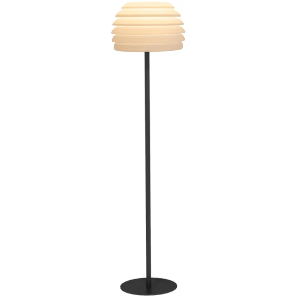 Staande Lamp Leeslamp, LED-licht, 39 X 39 X 153 Cm, Zwart + Wit 10