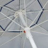 Strandparasol Met Zijwand, Kantelbaar, 2 Vakken En 2 Ramen, Inclusief Draagtas, 191 X 211 Cm, Blauw + Wit 9