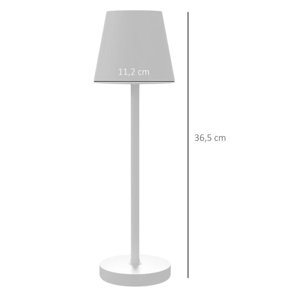 Tafellamp, Dimbaar, 1000 LM, 11,2x36,5 Cm, Wit 3