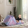 5-delige Modulaire Kinderbankset Trapmatras Hindernisbaan Pony Sterpatroon Roze 2