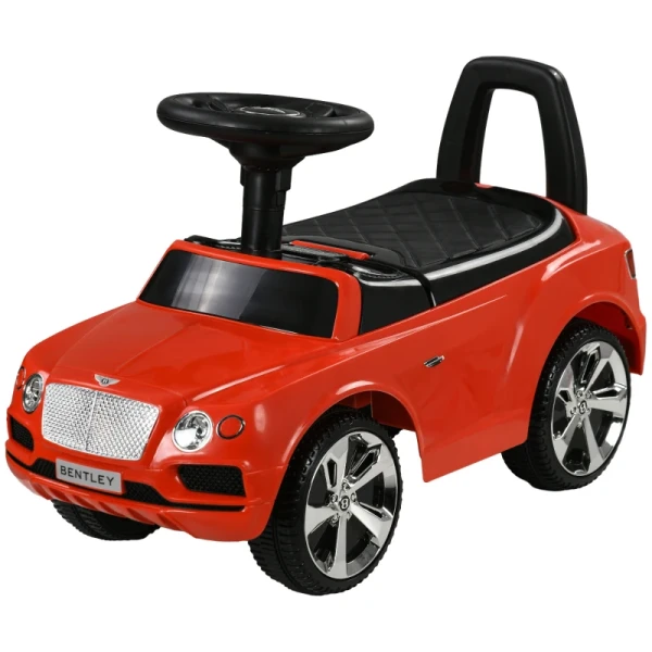 Bentley Bentayga Loopauto, Loopauto Met Claxon, Muziek, Kantelbeveiliging Voor Kinderen Vanaf 18 Maanden, Rood 1