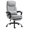 Bureaustoel Met Massage- En Verwarmingsfunctie, Verstelbaar, Tot 120 Kg, 66 X 67 X 110-118 Cm Grijs 1