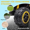 Elektrische Kinderquad, LED-koplamp, MP3-speler, Schokdemper, Ergonomische Stoel, Geel + Zwart 7