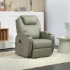 Elektrische Relaxfauteuil Met Opstahulp, Bekerhouder, 4 Vakken, 84x92x109 Cm, Lichtgrijs 7