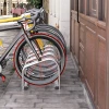 Fietsenstandaard Voor 4 Fietsen, Vloer- & Wandmontage, 110x33x27cm, Zilver 2