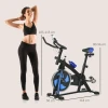 Hometrainer Stil Verstelbare Weerstand Polssensor Monitor Blauw 3