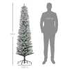 Kerstboom 180 Cm LED-lichtketting Kunstketting Vlamvertragend Metalen Voet Groen 3