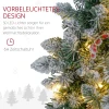 Kerstkrans Met LED-verlichting, Rode Bessen, Realistische Uitstraling, 60 X 10 Cm, Groen 5