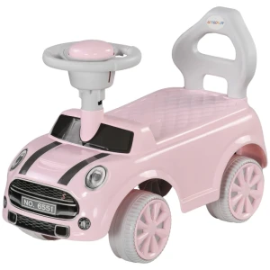 Kinderauto, Kantelbeveiliging, Claxon, Antislipzitje, Kunststof, Roze 1