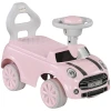 Kinderauto, Kantelbeveiliging, Claxon, Antislipzitje, Kunststof, Roze 10