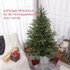 Kunstkerstboom, Kerstboom Van 150 Cm Met 1724 Punten, Metalen Standaard, Groen 4