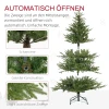 Kunstkerstboom, Kerstboom Van 150 Cm Met 1724 Punten, Metalen Standaard, Groen 6