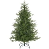 Kunstkerstboom, Kerstboom Van 150 Cm Met 1724 Punten, Metalen Standaard, Groen 10