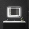 LED-badkamerspiegel, Voor- En Achterverlichting, Smart Touch, Ontwaseming, 80x60 Cm 9