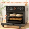 Mini-oven 20L, Mini-oven, 40-220C, 17 Standen, Timer, 36x37x34,5cm, Zwart 5