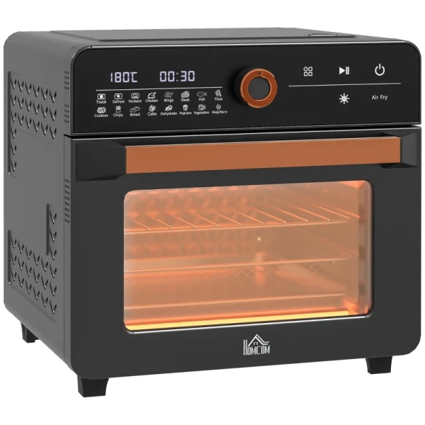 Mini-oven 20L, Mini-oven, 40-220C, 17 Standen, Timer, 36x37x34,5cm, Zwart 10