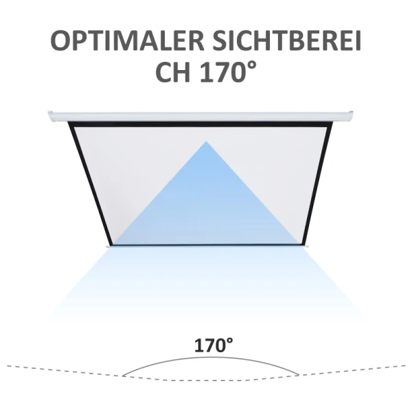 Projectiescherm, Projectiescherm, 100 Inch, 4:3, 203x152 Cm, Wit 6