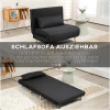 Relaxstoel Met Bedfunctie, Voor 1 Persoon, Modern Design, Tot 350 Kg, 94x78x80cm, Zwart 4