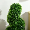 Spiraalvormige Buxus, Set Van 2 Kunstplanten, Met Pot, 90 Cm Hoog, Groen 8