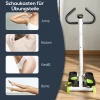 Stepper Fitnessapparaat, LCD-monitor, Antislippedalen, Staal En ABS, 55x44x108 Cm, Groen+zwart 7