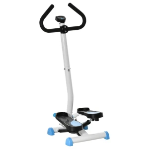 Stepper Fitnessapparaat, LCD-monitor, Antislippedalen, Staal En ABS, 55x44x108 Cm, Tot 100 Kg 1