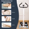 Stepper Fitnessapparaat, LCD-monitor, Antislippedalen, Staal En ABS, 55x44x108 Cm, Tot 100 Kg 7