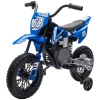 Elektrische Kindermotorfiets, Handmatige Gasbediening, Trainingsfietsen, Muziek, Blauw, 107 X 56 X 70 Cm 1