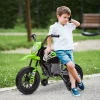 Elektrische Kindermotorfiets Met Handmatige Gasbediening, Trainingsfietsjes, Muziek, Groen 2