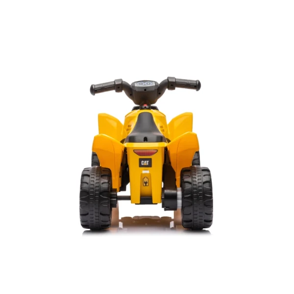 Elektrische Kinderquad, Caterpillar, 3 Km/u, Oplaadbaar, Voor 1,5 Tot 3 Jaar, Claxon & Licht, Geel 11