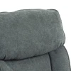 Grote Hoge Bureaustoel, Draagvermogen 200 Kg, Robuuste Constructie, Zachte Bekleding, Grijs 8