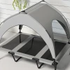 Hondenmand Outdoor Hondenmand, Weerbestendig, Verhoogd Frame, 106 X 76 X 94 Cm, Lichtgrijs 8