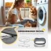 Hondenmand Voor Honden Tot 25 Kg, Afneembare Hoes, Antislippoten, 90 X 78 X 25 Cm, Grijs 5