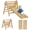 Houten Kinderklimset Met Driehoekige Ladder En Tweezijdige Oprit, Voor Kinderen Van 18-48 Maanden 10