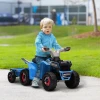 Kinderquad, Oplaadbaar, 2,5 Km/u, Met Aanhanger, 50 Min Reistijd, Voor Kinderen Van 1,5 T/m 3 Jaar, Blauw 2