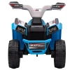 Kinderquad, Oplaadbaar, 2,5 Km/u, Met Aanhanger, 50 Min Reistijd, Voor Kinderen Van 1,5 T/m 3 Jaar, Blauw 11