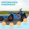 Kinderquad, Oplaadbaar, 2,5 Km/u, Met Aanhanger, 50 Min Reistijd, Voor Kinderen Van 1,5 T/m 3 Jaar, Blauw 6