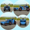 Kinderquad, Oplaadbaar, 2,5 Km/u, Met Aanhanger, 50 Min Reistijd, Voor Kinderen Van 1,5 T/m 3 Jaar, Blauw 8