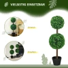 Kunstplanten, Set Van 2 Buxus, 90 Cm Kunstplant, Kunstboom, Decoratieve Plant Voor Binnen En Buiten, Groen 5