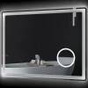 LED-badkamerspiegel Met 3x Vergroting, Touch-functie, Geheugenfunctie, Beslaat Niet, 80 X 60 Cm 10