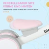 Loopfiets, Driewieler, Verstelbare Stoel, Stille Wielen, 56x27x39 Cm, Roze/wit 5