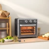 Mini-oven, 20L, 5 Functies, 360 Hete Lucht, Grillrooster, Kruimellade, Grijs 9