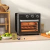 Mini-oven, 20L, 5 Functies, 360 Hete Lucht, Grillrooster, Kruimellade, Zwart 9