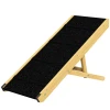 Pet Ramp Verstelbare 4-niveau Antislip Grenenhout Opvouwbare Pet Ramp Voor Honden Tot 15 Kg 1