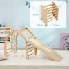 Speeltoestel 3-in-1, Opvouwbaar, Ladder & Glijbaan/klimwand, Hout, Voor Kinderen 1,5-4 Jaar 3