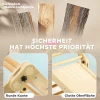 Speeltoestel 3-in-1, Opvouwbaar, Ladder & Glijbaan/klimwand, Hout, Voor Kinderen 1,5-4 Jaar 5