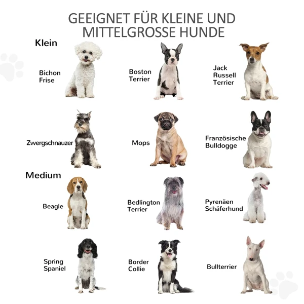 Afscheidingshek Hond 6 Delig, 432 X 70 Cm Opvouwbaar Deurbeschermingshek Met 2 Steunvoeten, Vrijstaand Hondenhek, Traphek Voor Middelgrote Honden, Voor Gang, Trap, Koffie 5
