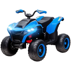 Aiyaplay Elektrische Quad Voor Kinderen 12v Elektrische Kinderquad Met 2 Motor, 3 6km/h Kinder Quad Met Vering, Led Licht, Kinderauto Met Usb, Muziek Voor 3 8 Jaar Kinderen, Blauw 1